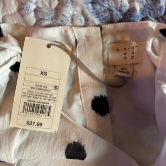 a new day White and Black Polka Dot Dress - Picture 6 of 7